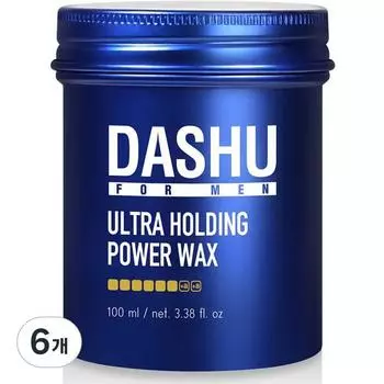 Dashu for Men Premium Ultra Holding Power Wax, 100г, 6 шт, лучшие мужские средства для волос из Кореи
