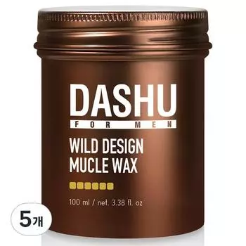 Dashu for Men Premium Wild Design Merkle Wax, 100мл, 5 штук, Лучшие мужские средства для волос из Кореи