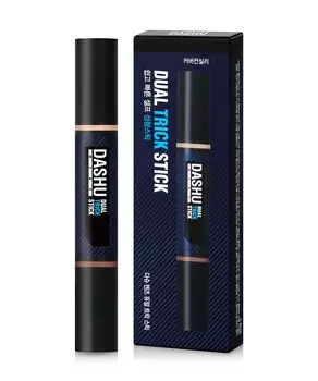 DASHU Консилер-шаблон для затенения Dual Trick Stick, средство от угревой сыпи, шрамов, пор, синей бороды, покраснений, пятен, веснушек, 3 мл, средство для мужчин All-in-One