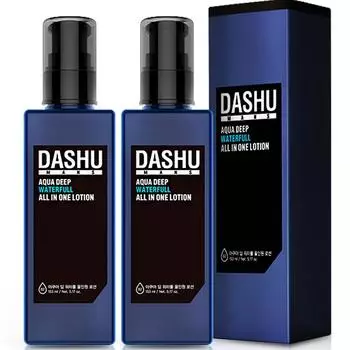 Dashu Men s Aqua Deep Waterful лосьон All-in-One, 153 мл, 2 шт.