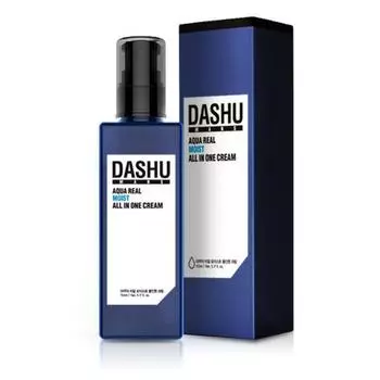 Dashu Men s Aqua Real Moist Универсальный крем 153мл, популярная корейская мужская косметика