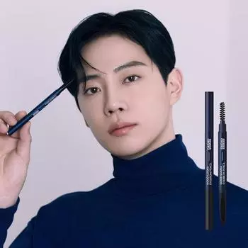 Dashu Men s Good Looks Eyebrow Pencil Natural Black, популярная корейская мужская косметика
