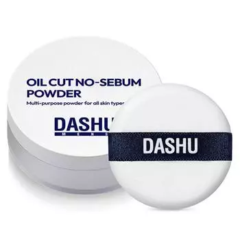Dashu Men s Oil Cut No-Sebum Powder 5 г, белая, 1 шт.
