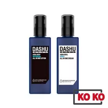 DASHU Mens Aqua All In One Lotion, крем 153 мл / увлажняющий крем, водный лосьон DeepWaterful Lotion 153ml