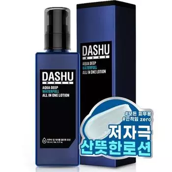 Dashu Mens Aqua Deep Waterful Лосьон «все в одном», 153 мл, 1 шт, лучшая мужская косметика Кореи