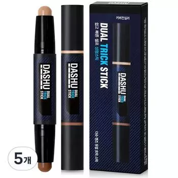 Dashu Mens Dual Trick Stick 3,4г, разные цвета, 5 штук, лучшая мужская косметика Кореи