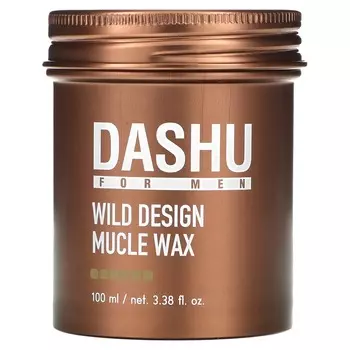 Dashu, мужской, воск для мышц Wild Design, 3,38 жидких унций (100 мл)