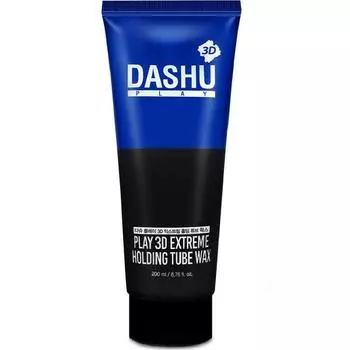 Dashu Play 3D Extreme Holding Tube Wax, 200мл, 1 шт, Лучшие мужские средства для волос из Кореи