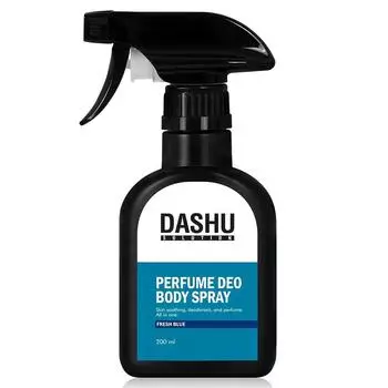 Dashu Solution Perfume Deo Body Spray Fresh Blue Fragrance, 200ml, 1 unit