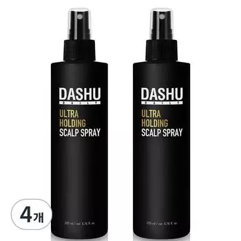 Dashu Ultra Holding Scalp Hair Loss Symptom Relief Hair Spray, 200 мл, 4 шт.