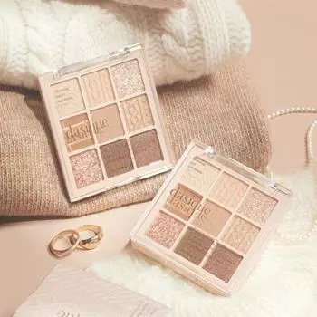 Dasique Shadow Palette 10,5 г Вязаная коллекция 2 цвета 15. Beige Knit