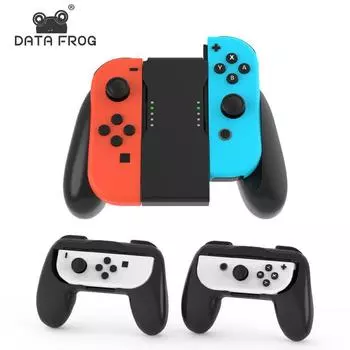 DATA FROG 3 шт. Левый и правый кронштейн Joy-Con для Nintendo Switch, держатель контроллера для Nintendo Switch, игровые аксессуары OLED чёрный