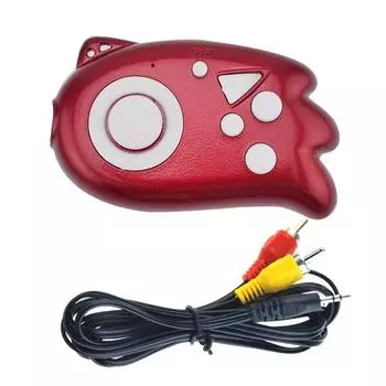 Data Frog — 8-битная ретро-мини-консоль, 89 встроенных классических игр, совместимость с ТВ-выходом, что делает ее лучшим подарком для детей 3.5*7.5*2.5cm красный