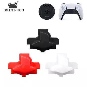 Data Frog подходит для Sony PS5 контроллер ремонт аксессуары логотип/кнопка Home назад кнопка включения красный