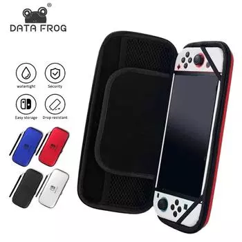 DATA FROG Портативная сумка для хранения Nintendo Switch Водонепроницаемый жесткий чехол NS Console Nintendo Switch Чехол для переноски рубиново-красный