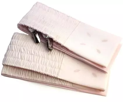 Дата утягивающий гофрирование белый розовый клип металлическая фурнитура комплект металлическая фурнитура с металлом (розовый 2-х компонентный (без и фурнитуры))