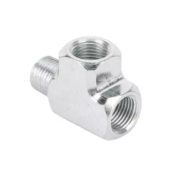 Датчик давления масла и воды, манометр и адаптер, тройник, фитинг для труб, тройник 18, 3-ходовой