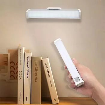 Датчик движения, беспроводной светодиодный ночник, USB перезаряжаемый ночник для кухонного шкафа, гардероба, лампа для лестницы, подсветка