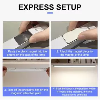 Датчик движения беспроводной светодиодный ночник USB перезаряжаемый индукционный ночник для кухонного шкафа гардеробная лампа лестница