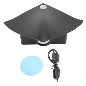 Датчик движения Ночной светильник Магнитное крепление USB перезаряжаемый светодиодный настенный светильник с датчиком движения для Warm light