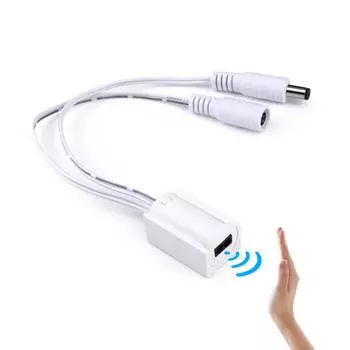 Датчик движения с ручным управлением, выключатель постоянного тока 12 В, домашний светильник, аксессуар для махания рукой, включение/выключение, работа со светодиодной панелью, светодиодная лента белый