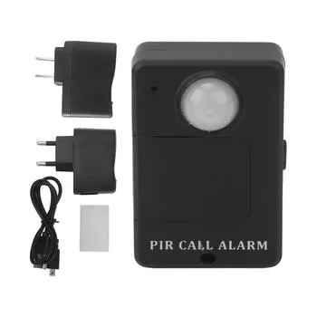 Датчик движения, сигнализация вызова, долговечная батарея, высокая чувствительность, беспроводная инфракрасная система домашней безопасности EU Plug