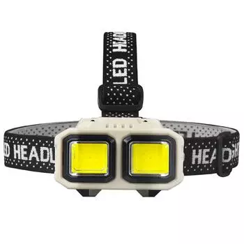 Датчик движения светодиодный налобный фонарь 4 режима света регулируемый многофункциональный налобный фонарь USB зарядка типа C для ремонта