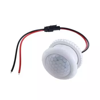 Датчик Инфракрасный датчик движения Переключатель Датчик движения PIR Переключатель Автоматическое включение Выключение Подсветка Датчик PIR Детектор белый