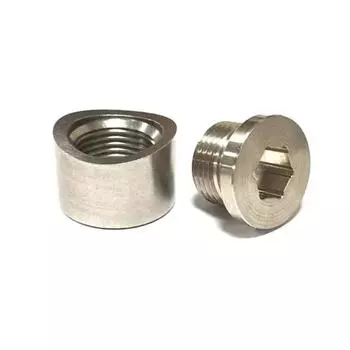 Датчик кислорода, пробка из нержавеющей стали, широкополосная гайка, фитинг, сварные пробки M18x1,5, автомобильные аксессуары, резьбовое сварное соединение