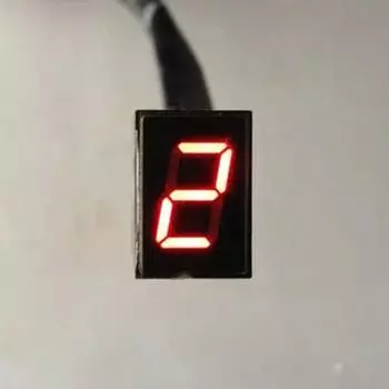 Датчик Мотоциклетный Прибор Светодиодный Дисплей Датчик Рычага Цифровой Индикатор Передач красный