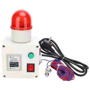 Датчик низкого уровня жидкости, контроллер сигнализации нехватки воды 90 дБ с глушителем AC220V