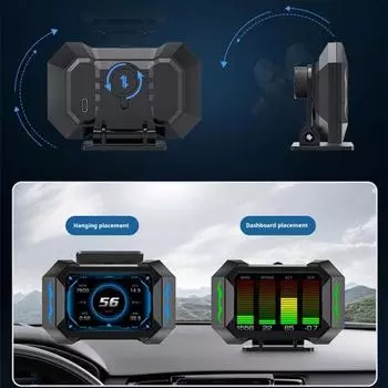 Датчик OBD2 Автомобильный HUD Head-Up Display Многофункциональный цифровой датчик Универсальный Простая настройка