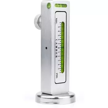 Датчик падения с магнитным выравниванием, измерение оси автомобиля, гусеница автомобиля, регулировка падения, инструмент для распорки развала, инструмент для измерения оси, датчик оси для универсальных легковых автомобилей, грузовиков 12.5*3*5cm серый