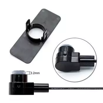 Датчик парковки автомобиля Помощник Parktronics 4 Черный/Серебристый/Белый 13 мм Плоские Датчики Радар заднего хода Звуковой Сигнал Сигнализации