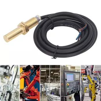 Датчик приближения, индуктивный датчик, переключатель, 2 провода, нормально открытый, постоянный ток, переменный ток, 3250 В, M18x1,5