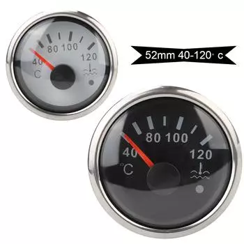 Датчик температуры автомобиля Индикатор 40-120 Мотометр Автомобиль Грузовик Лодка чёрный