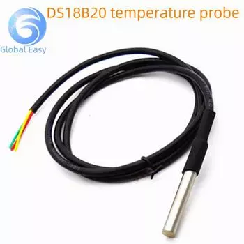 Датчик температуры DS18B20 из нержавеющей стали, водонепроницаемый 1 meter