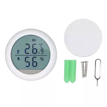 Датчик температуры и влажности WiFi, удаленный мониторинг, настенное крепление, интеллектуальный датчик температуры и влажности