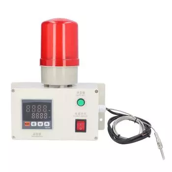 Датчик температуры Сигнализация Мигающий Звук Термостат Предупреждение Контроллер AC 220V BEM1101J7ASCT