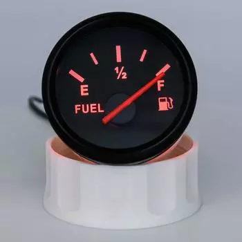 Датчик уровня топлива для судов из нержавеющей стали 100-550 мм, подходит для лодок, автомобилей, 0-190 Ом с красной подсветкой 9-32 В