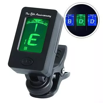 Датчик вибрации Гитарный тюнер Альт Скрипка 1x CR2032