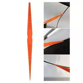 Датчик выравнивания зазора панели автомобиля Простой инструмент для измерения зазора капота, шкала в миллиметрах оранжевый