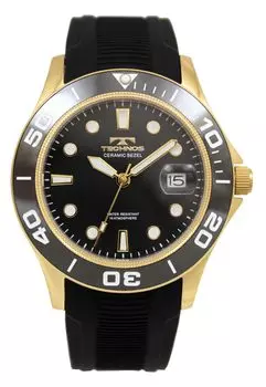 Часы с датой T6C21BG Black [Technos] Мужские чёрный