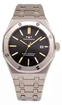 Date Watch T9C07SH Silver [Technos] Men s чёрный
