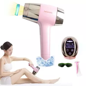 Datsumouki Sapphire Cooling Hair Removal Light Hair Removal IPL Light Hair Removal 5 Домашнее использование Hair Removal VIO Face and All Body Hair Removal розовый