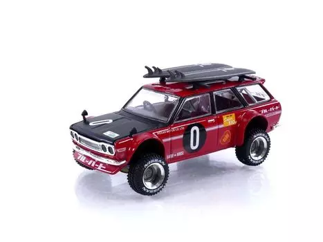 Datsun 510 Wagon Kaido GT Surf Safari RS V2 Kaido House литая модель автомобиля в реальном масштабе миниатюра KHMG054 44 (Джун Имаи) 1/64