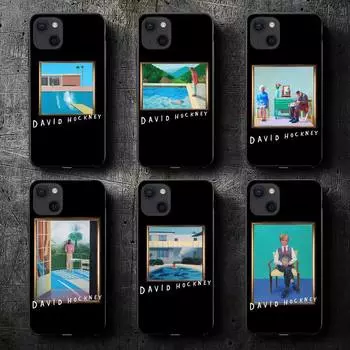 David Hockney art painting Phone Case For iPhone 11 12 Mini 13 14 Pro XS Max X 8 7 6s Plus SE XR Shell iPhone7