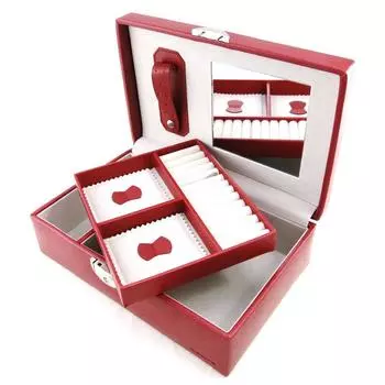 Davidt s [J0340] - Шкатулка для украшений L Indispensable красная