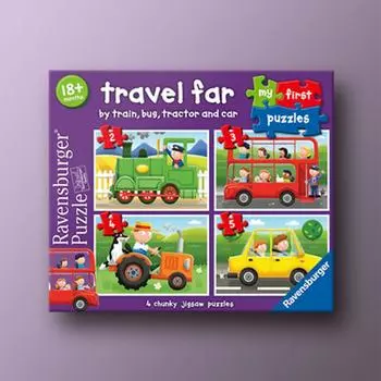 Давайте отправимся в путешествие! 2/3/4/5 деталей Ravensburger Dodol Baby Puzzle, популярная корейская настольная игра
