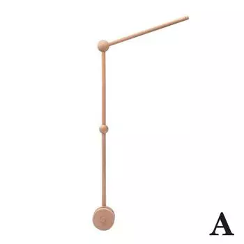 Давайте сделаем деревянный кронштейн для кровати, колокольчик, мобильные подвесные погремушки, держатель для кровати, вешалка для колокольчика, кронштейн Mo L3V0 B-One-size